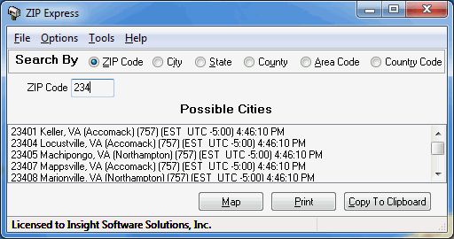 Zip Express Screenshot